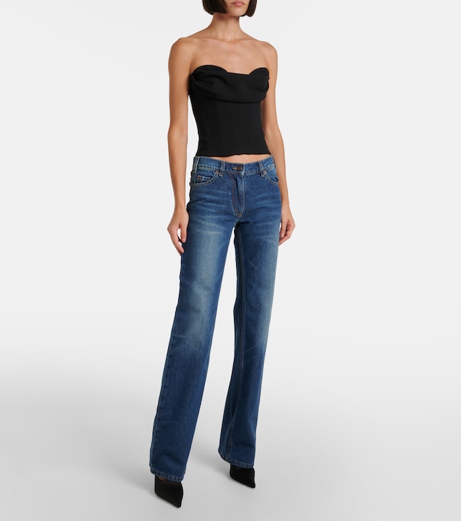 Magda Butrym Low-rise flared jeans